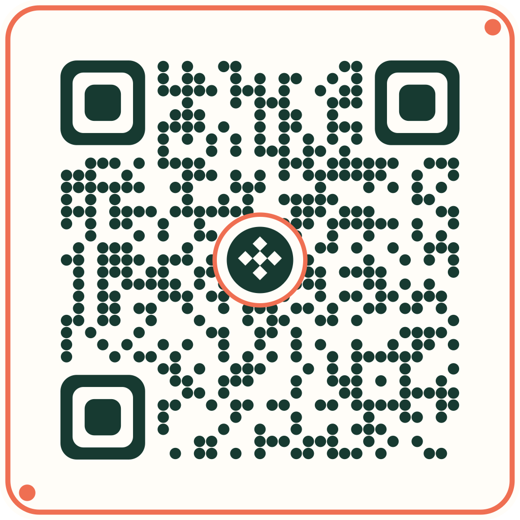 QR-код со ссылкой на приложение Листва